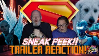 SUPERMAN SNEAK PEEK | Reaction!! | DC | #trailerreaction #superman #dcstudios #movie #jamesgunn