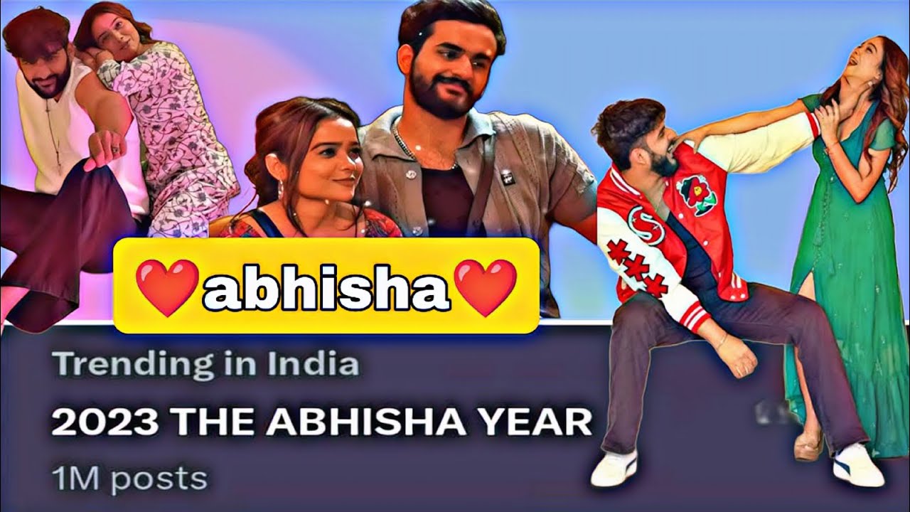 'abhisha' Abhishek Malhan And Manisha Rani Trending On Tweeter 🔥 # ...