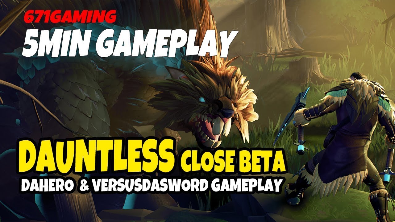5MIN Gameplay of Dauntless Close Beta | Season 01EP01