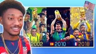 American Reacts To All World Cup Finals Since 1998! (USA UP NEXT!😈 )