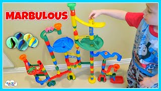 MARBULOUS Marble Madness Marble Run For Kids Toy Review