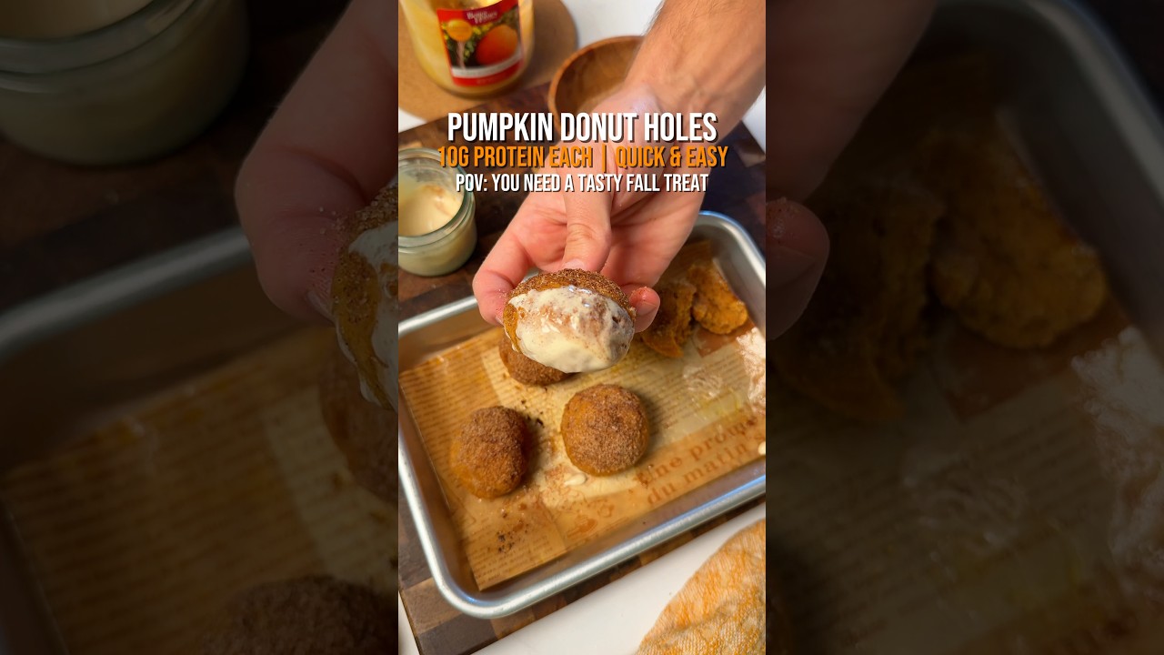 Protein pumpkin bites