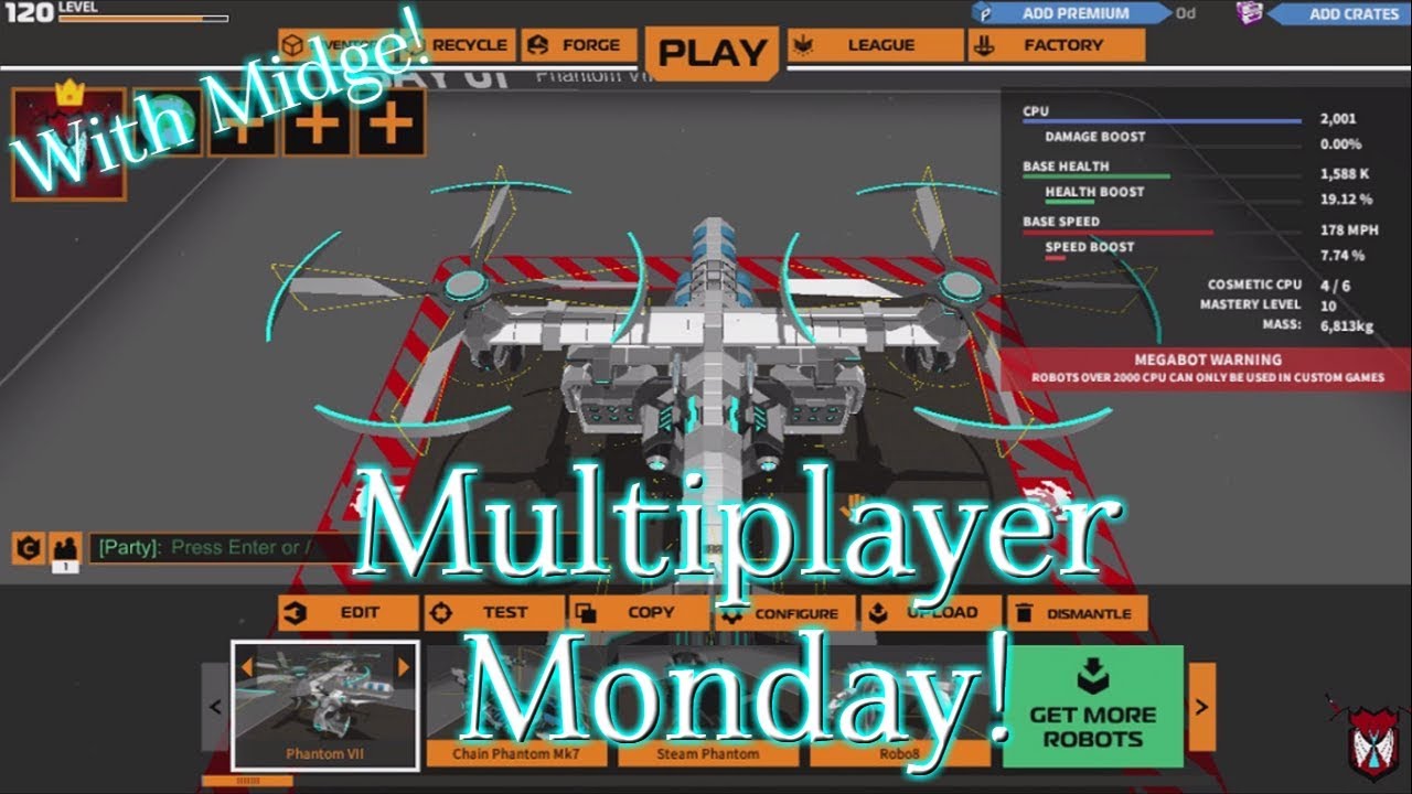 Multiplayer Monday | Robocraft | Size Comparison