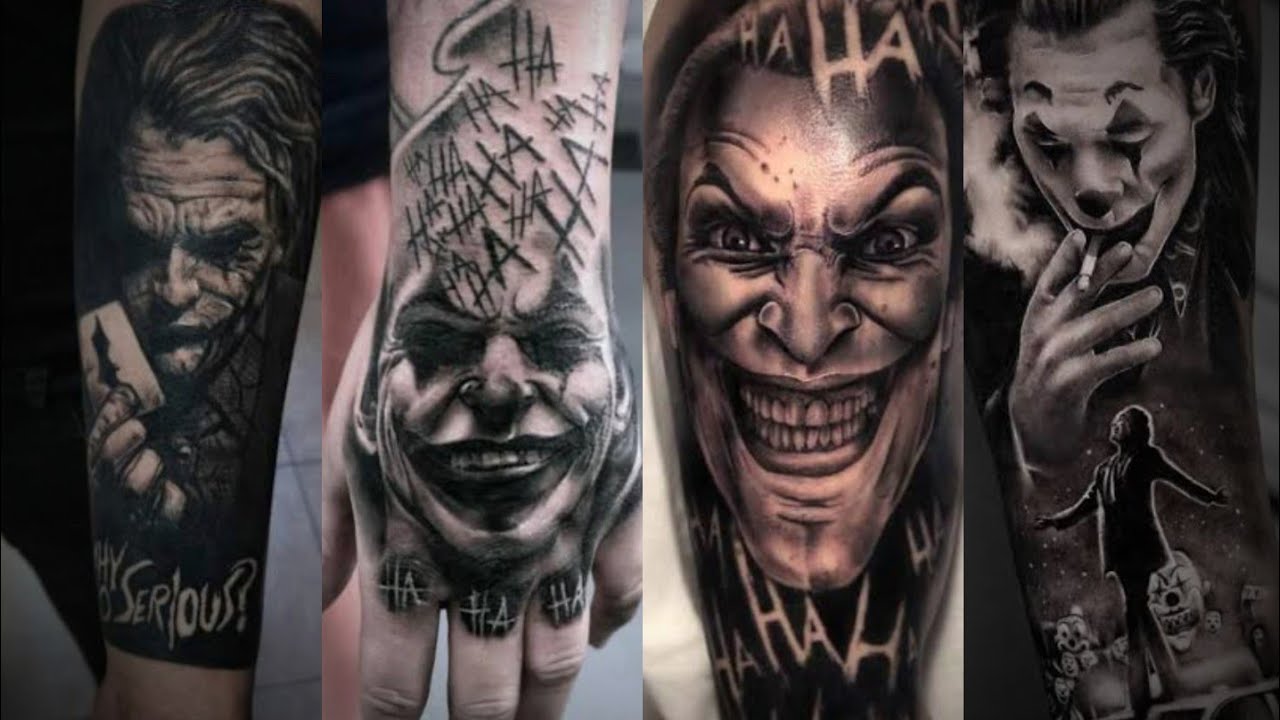 1. "Top 10 Best Joker Tattoos of All Time" - wide 3