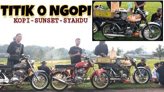 KREATIF ! NGOPI TEPI SAWAH, CB 100 DIMODIF JADI BAR KOPI SEDERHANA - TUREN MALANG