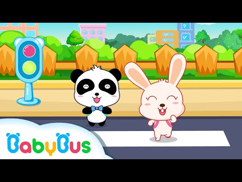 Chú ý an toàn khi đi qua đường | An toàn giao thông cùng mèo con | Nhạc thiếu nhi vui nhộn | BabyBus
