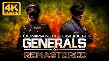 Command And Conquer : Generals Project X Remastered Version 4K 2023|Death From Above|US Attack Storm