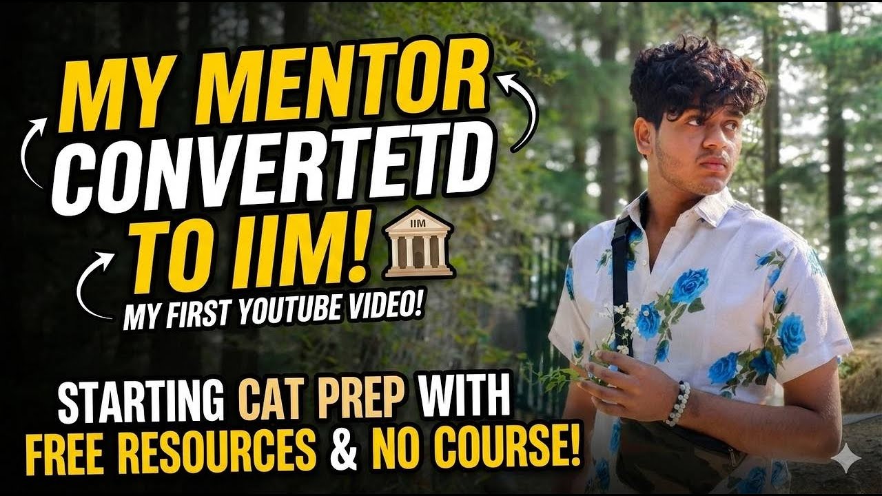 “Starting My CAT 2026 Journey | MBA Entrance Exam Preparation”