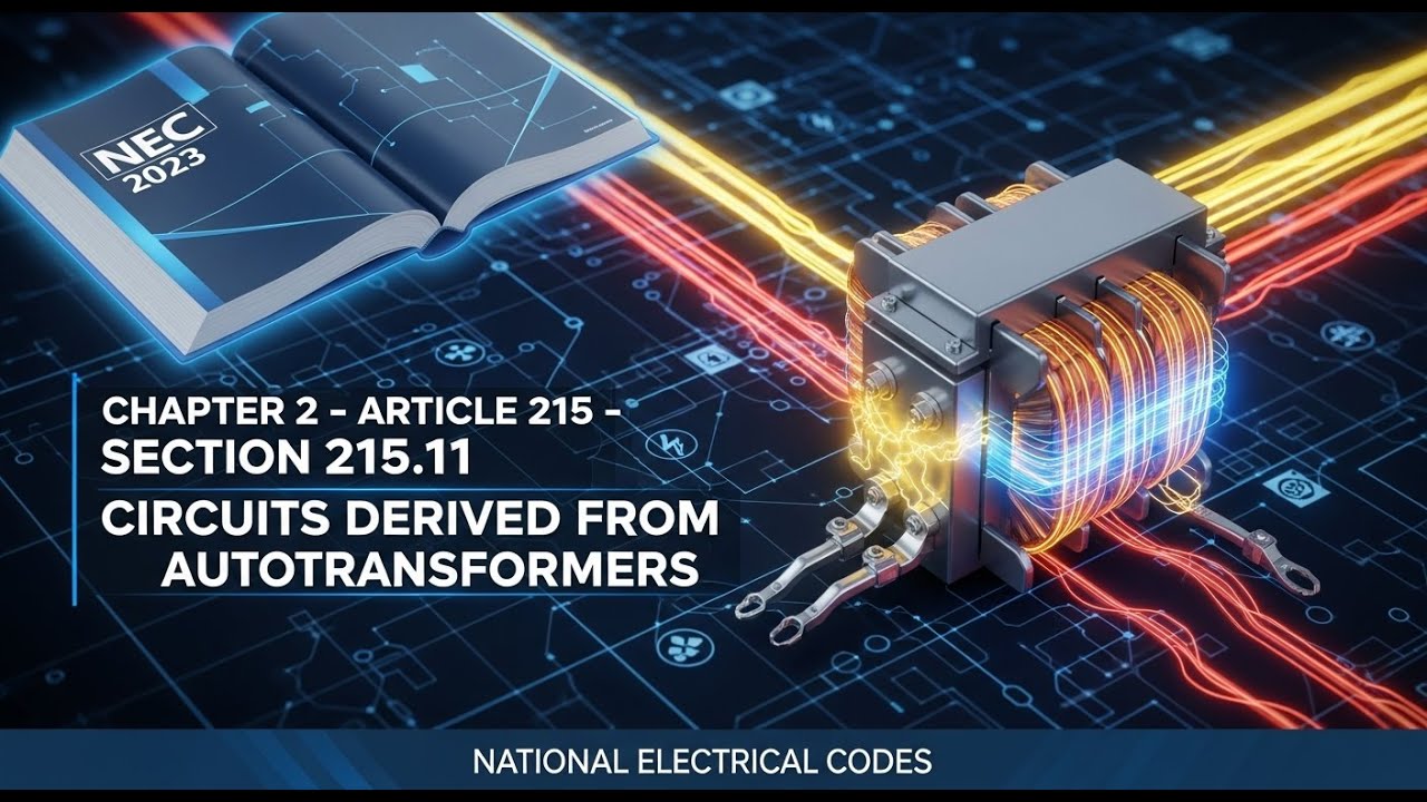 Section 215.11 Circuits Derived From Autotransformers - NEC 2023 - Chapter 2 - Article 215