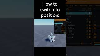 How to switch to position -moon animator tips
