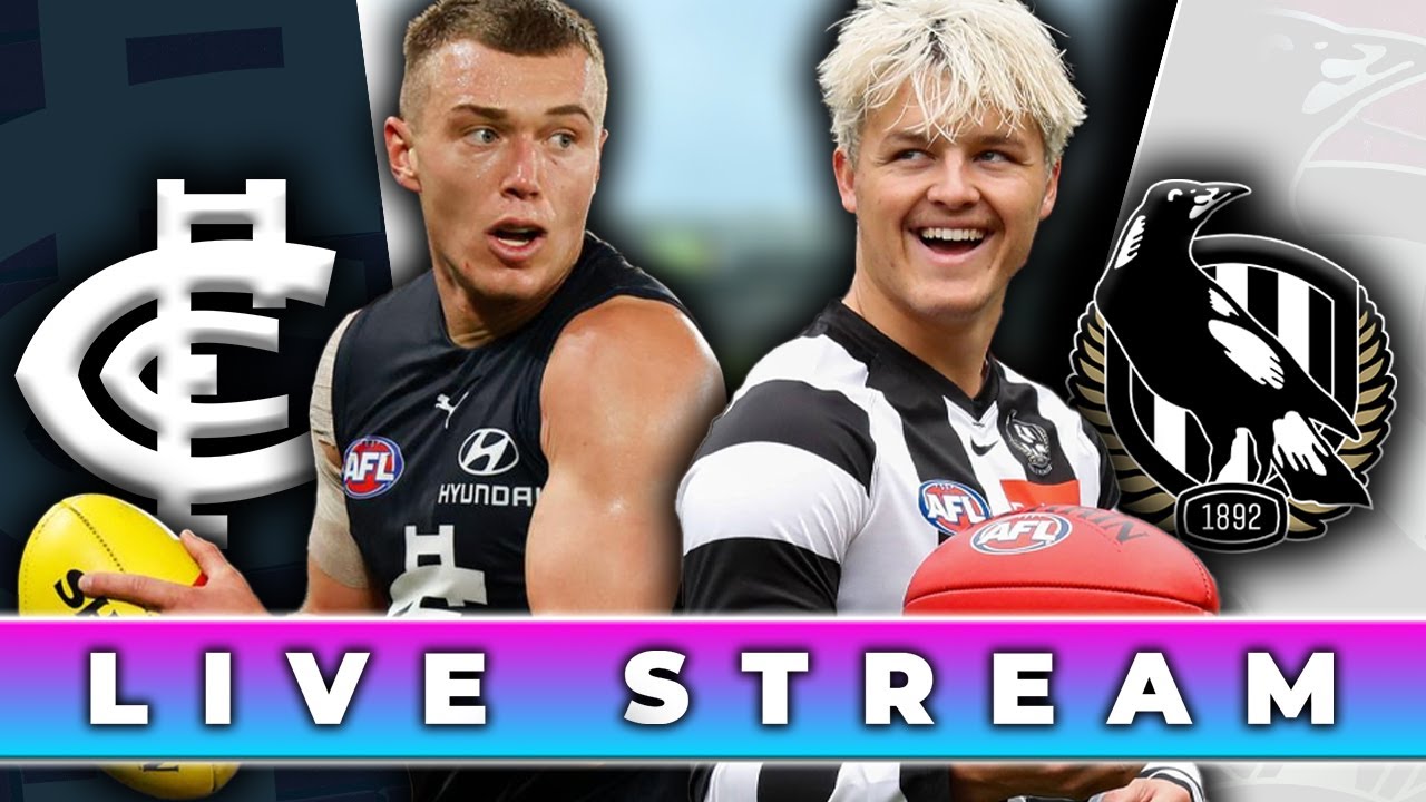 CARLTON vs COLLINGWOOD 2022 Round 23 AFL Live Stream YouTube