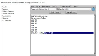2 - FLMSG Custom HTML Forms - Check boxes