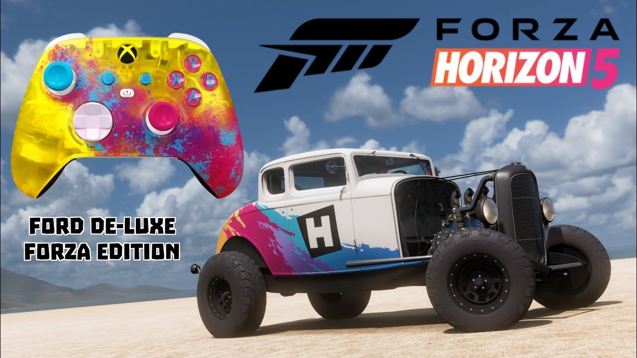 Forza Horizon 5 Controller Unboxing + Ford De Luxe Forza Edition