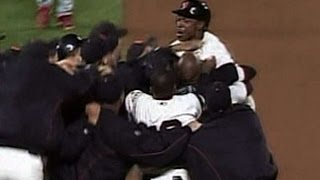 NLCS Gm5: Lofton's walk-off single sends Giants to WS