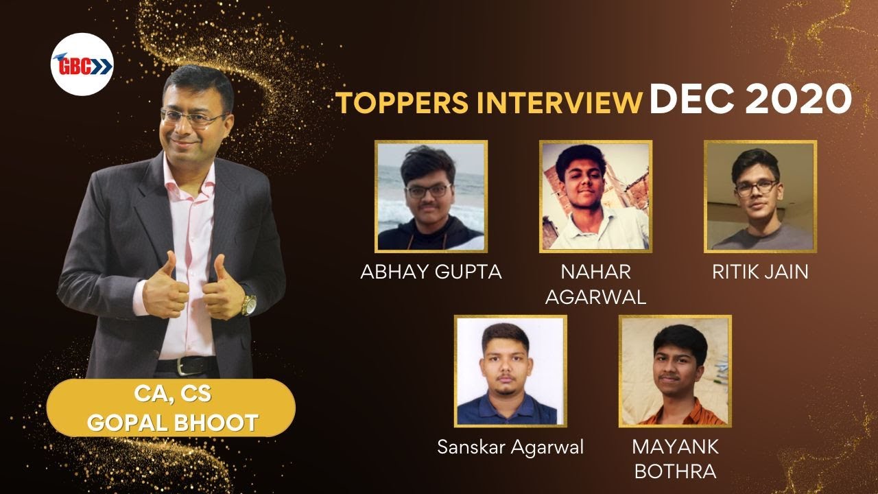 Topper Interview DEC 2020 TOPPERS INTERVIEW - YouTube