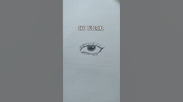 Eye Tutorial #shorts #viral #eyetutorial #tutorials #howto #howtodraw #easydrawing