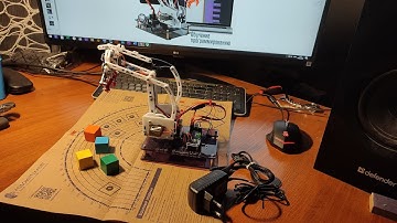 Робот-манипулятор Робоинтеллект. Работает без ардуино!