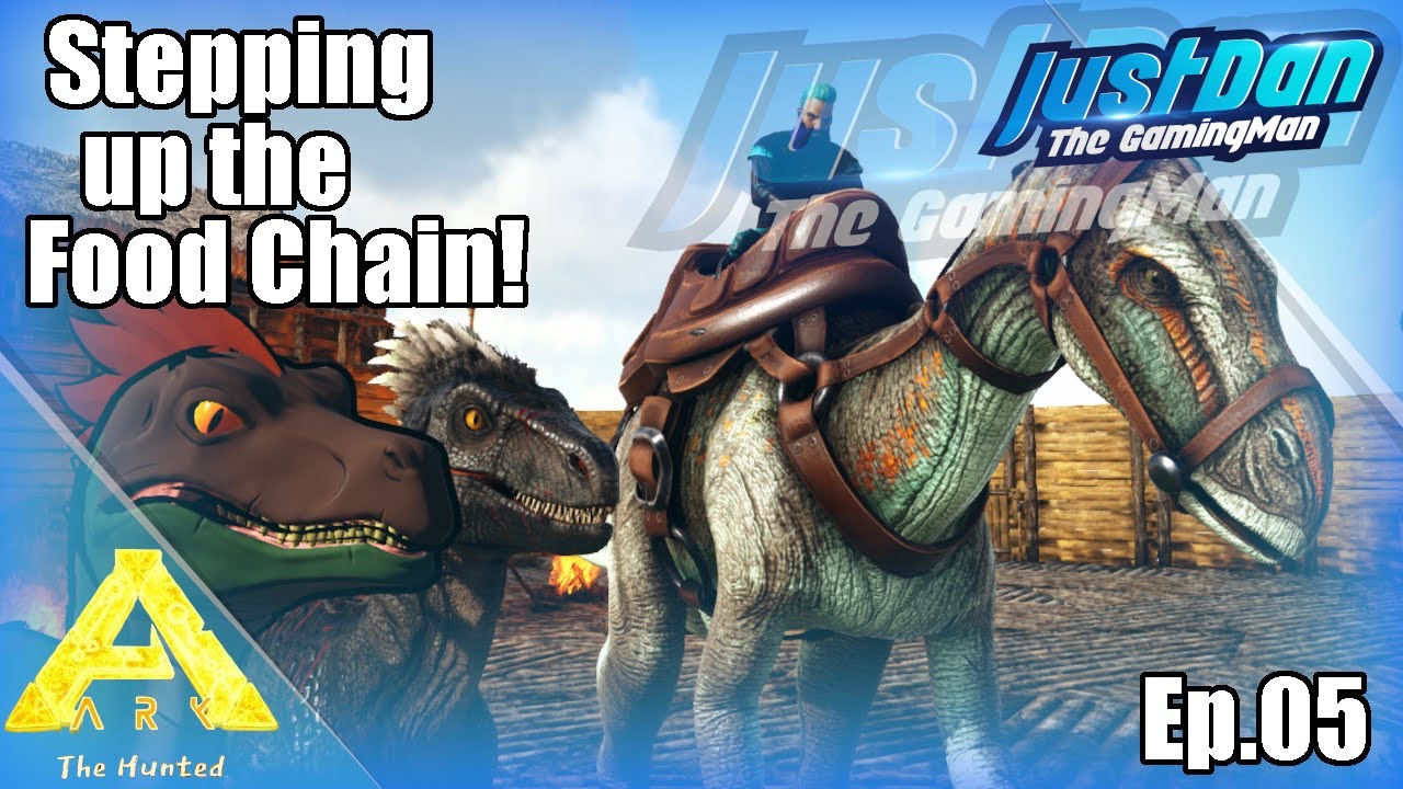 Hunted Mod Solo Survival - RAPTOR NEST EGG RAIDS! MODDED ARK Let's Play! Ep.05