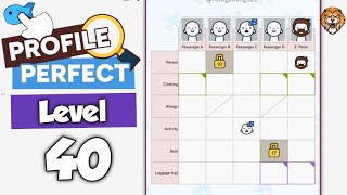 Profile Perfect Level 40 Walkthrough