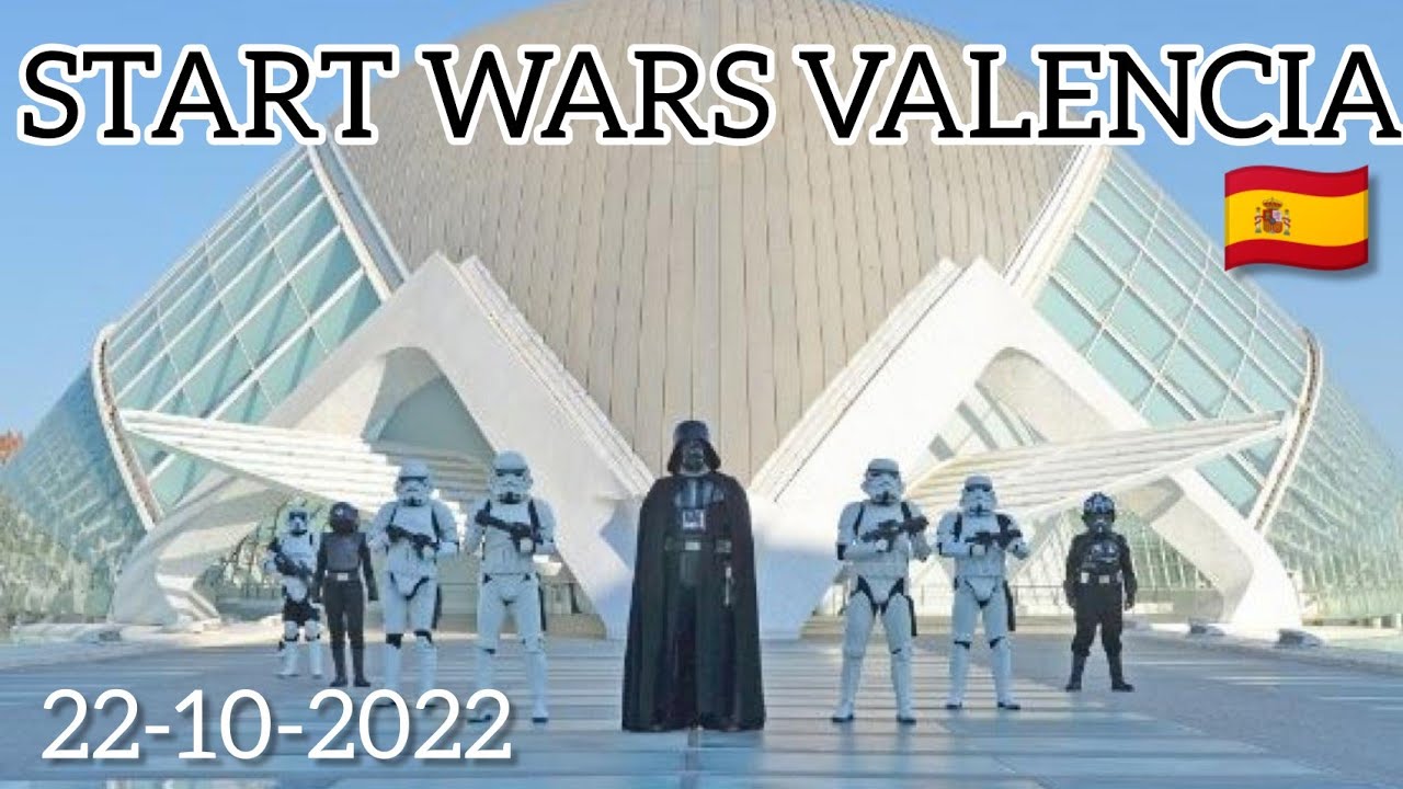 STAR WARS EN VALENCIA🇪🇦. Espectacular desfile de la guerra de las galaxias.