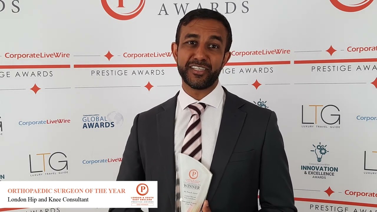 London Hip and Knee Consultant Wins Orthopaedic Surgeon of the Year