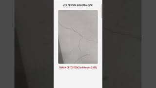 #AI based Real Time Crack Detection System