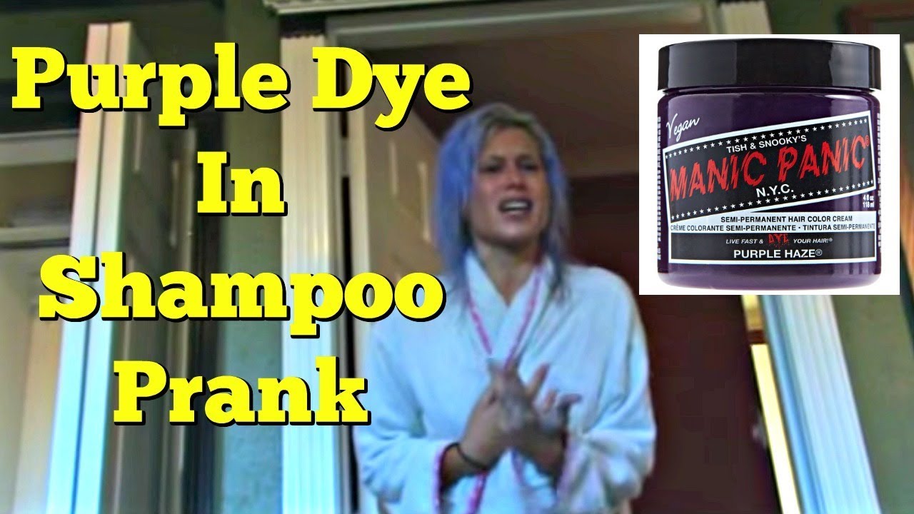 ⁣PURPLE DYE IN SHAMPOO PRANK - Top Boyfriend and Girlfriend Pranks