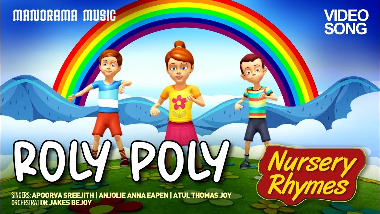 Roly Poly | English Nursery Rhymes Video | Jakes Bejoy | Children ...