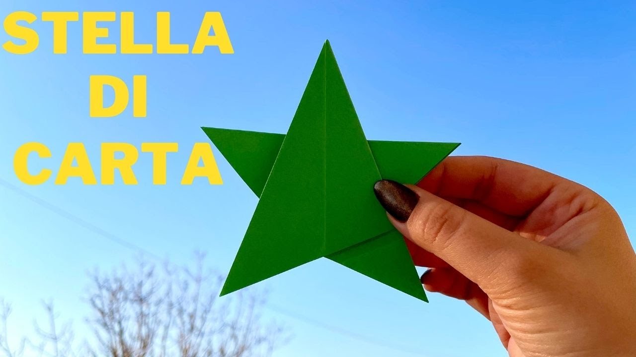 Come creare una stella di origami in pochi semplici passaggi ? Stella Di Carta