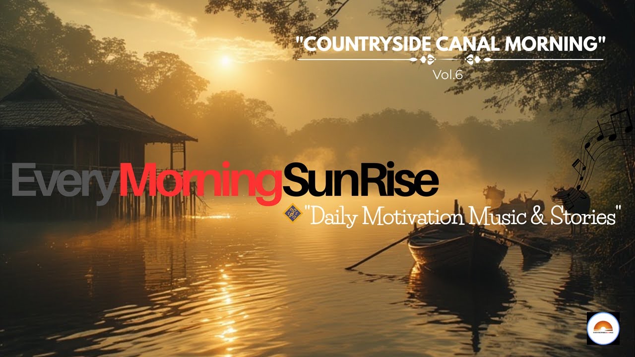 Canal Morning Melodies | Gentle Flowing Instrumental Music for All Good Times.