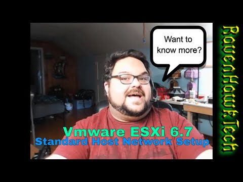 Basic VMware ESXi 6.7 Standalone Host Networking