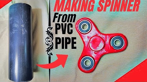 Make Your OWN Fidget Spinner with PVC Pipe!