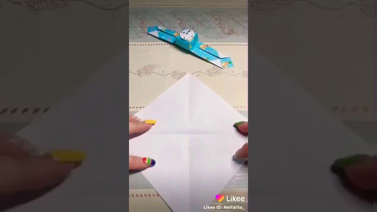Cara membuat jam tangan dari kertas origami YouTube
