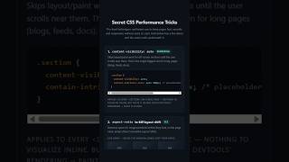 Secret CSS Trick Boosts Performance!