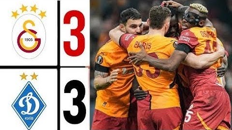 Davinson Sánchez Golü | Galatasaray-dinamo Kiev | Maç Ôzeti | Avrupa Ligi 2025 | Victor Osimhen Gol