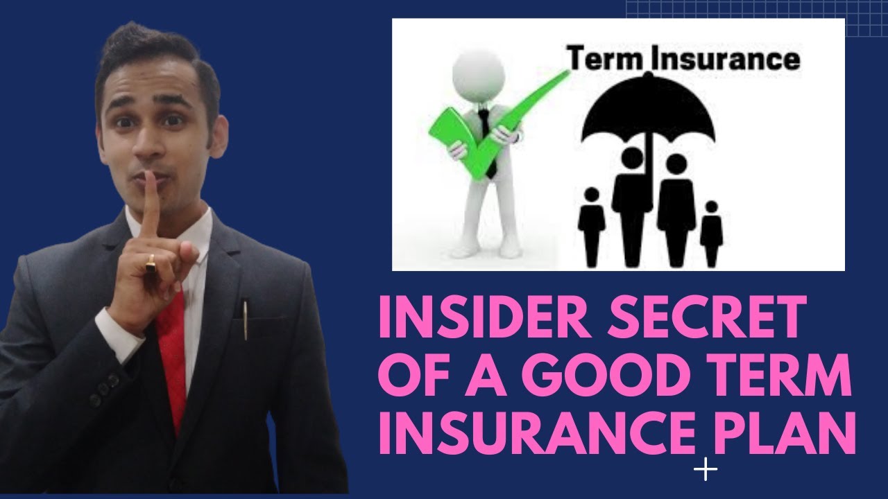 INSIDER SECRETS OF A GOOD TERM INSURANCE PLAN - YouTube