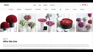 Minimal Flower Website Concept: Soft Motion & Clean UI screenshot 2
