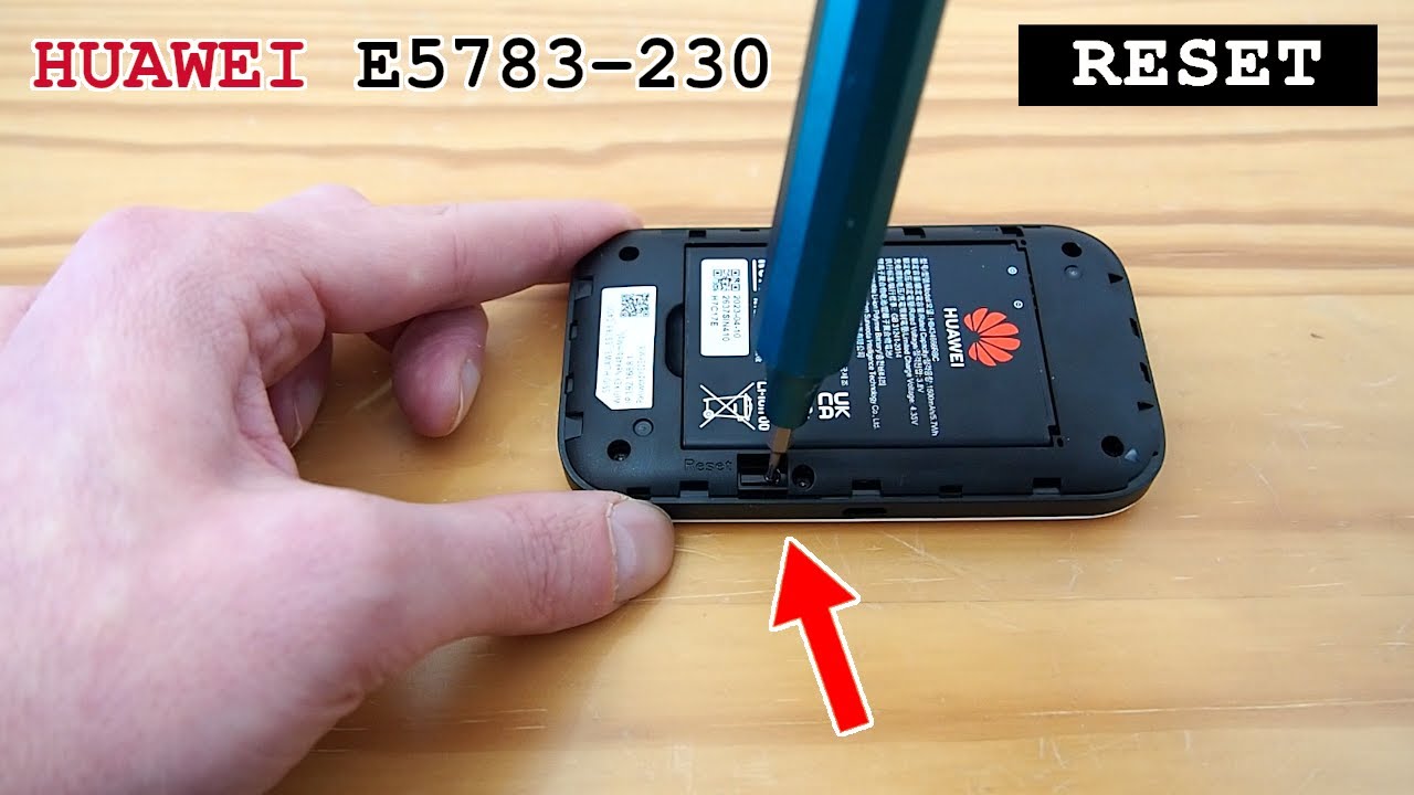 HUAWEI E5783 mobile 4G router Wi-Fi dual band • Factory reset