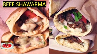 🌯 Beef Shawarma ( with Tahini Sauce )
