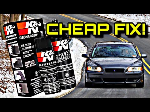 i-found-a-cheap-fix-for-my-volvo-s60r's-filthy-air-filter-(k&n-recharger-filter-care-kit)