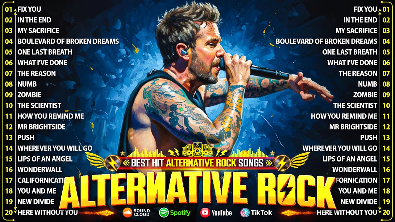 Simple Plan, Hoobastank, The Calling, Howie Day, Linkin Park, Creed - BEST ALTERNATIVE ROCK 2000's