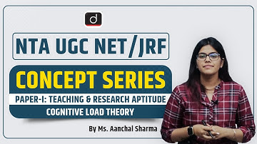 NTA UGC NET/JRF | Concept Series | Paper I | Teaching Aptitude | Cognitive Load Theory | Ms  Aanchal