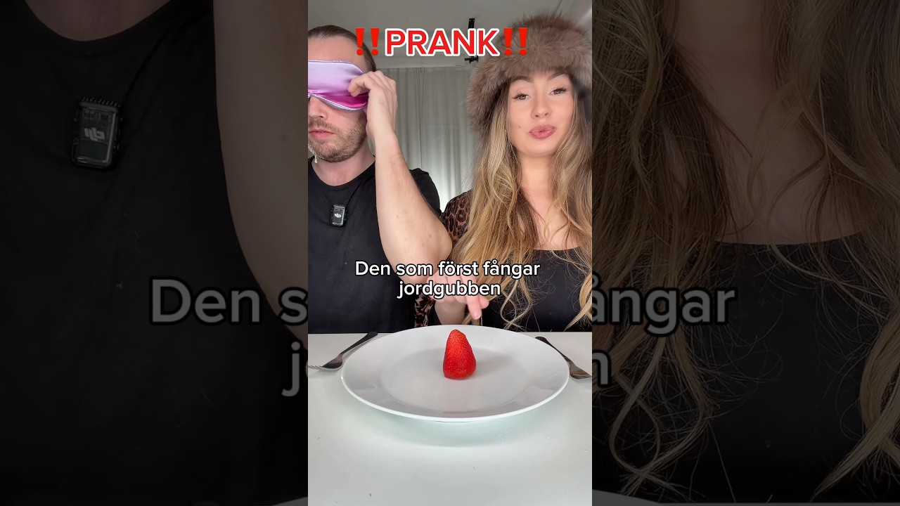 ‼️PRANKAR TOBIAS‼️ Byter ut jordgubben till ett ÄGG! 😅🥚#prank
