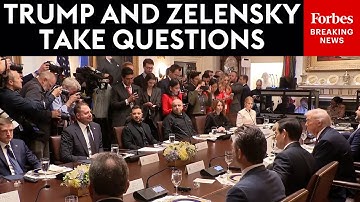 BREAKING NEWS: Trump And Zelensky Take Questions From Reporters During White House Meeting