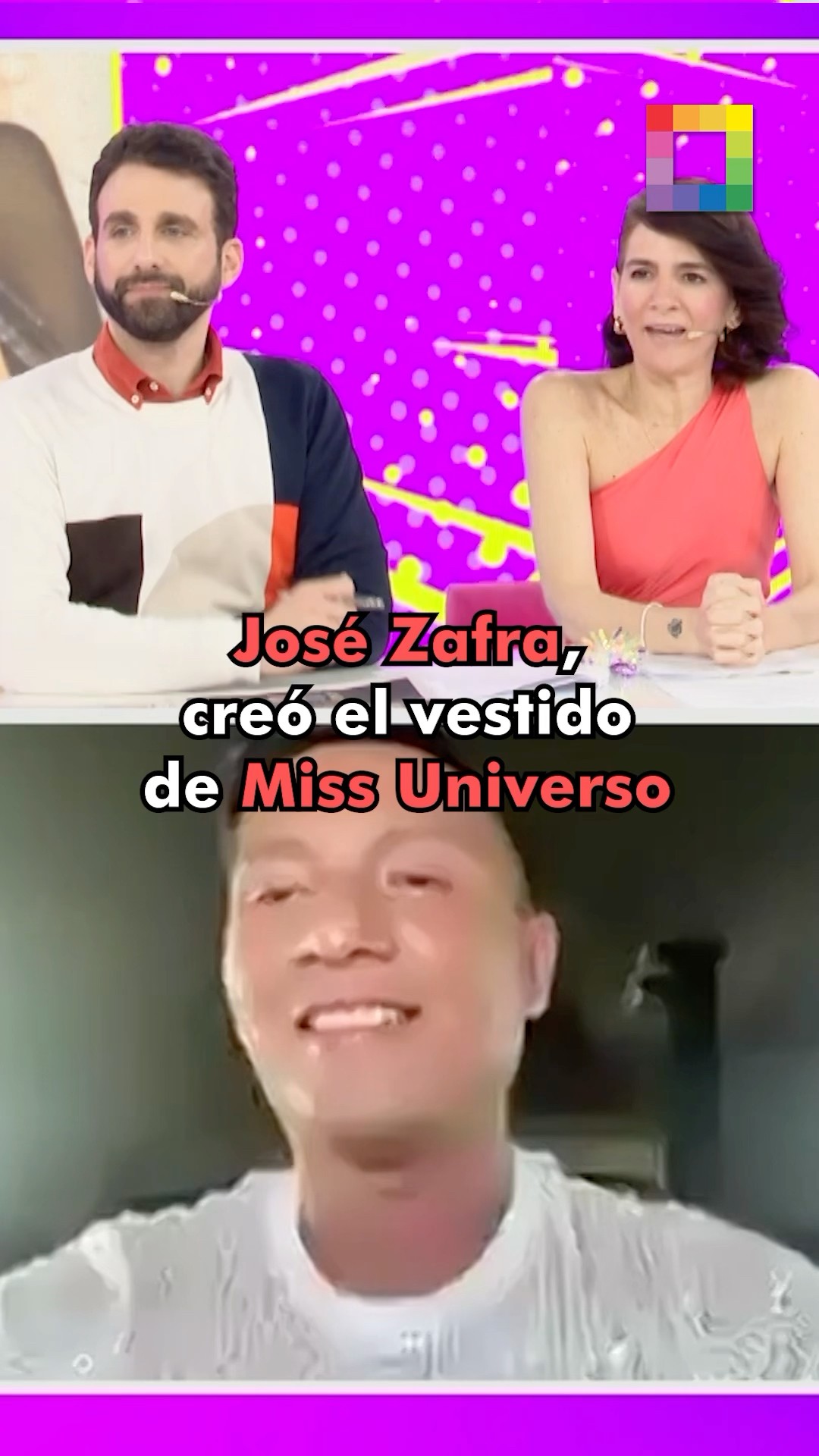 Diseñador peruano, José Zafra, creó el vestido de Victoria Kjaer, Miss Universo 2024.#AmorYFuego