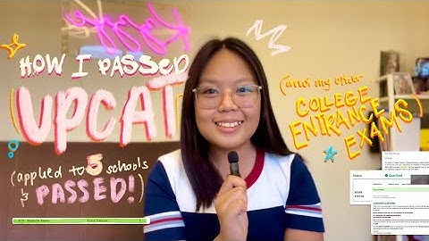 how I passed UPCAT... (and my other college entrance exams) | a study vlog 📚