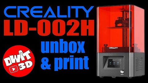 Creality LD-002H Resin Unbox & Print