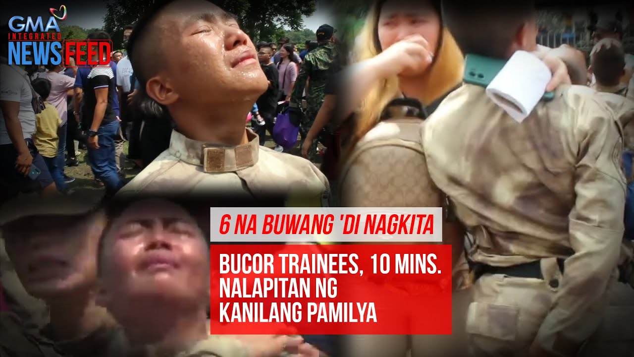 After 6 months — BuCor trainees, 10 mins. nalapitan ng kanilang pamilya | GMA Integrated Newsfeed