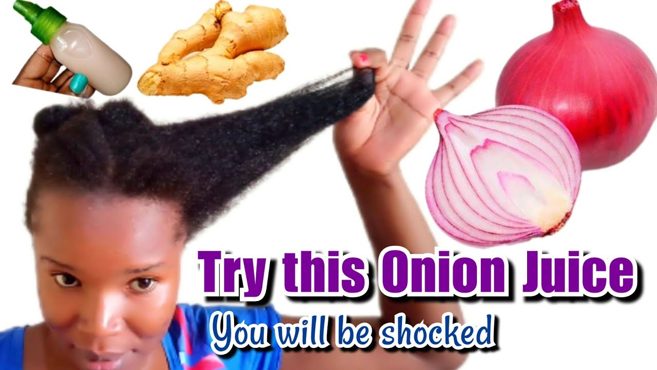 GINGER & ONION: How to use ginger & onion juice for UNSTOPPABLE Hair growth - Lyne & Beauty