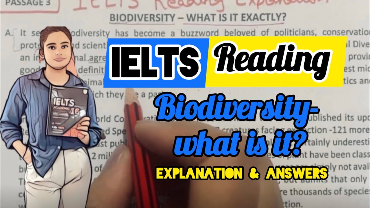 Biodiversity Academic IELTS Reading |passage 3 | Tips & Tricks Vol-2 